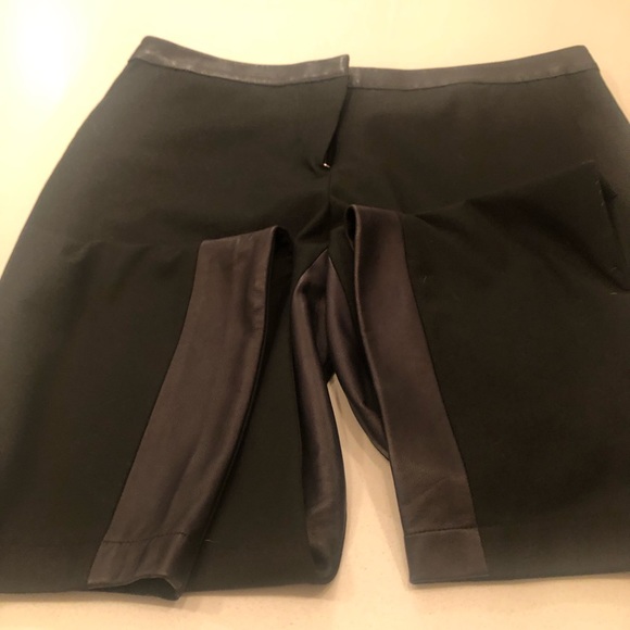 Elizabeth and James Leather Trim Pants - Picture 6 of 8